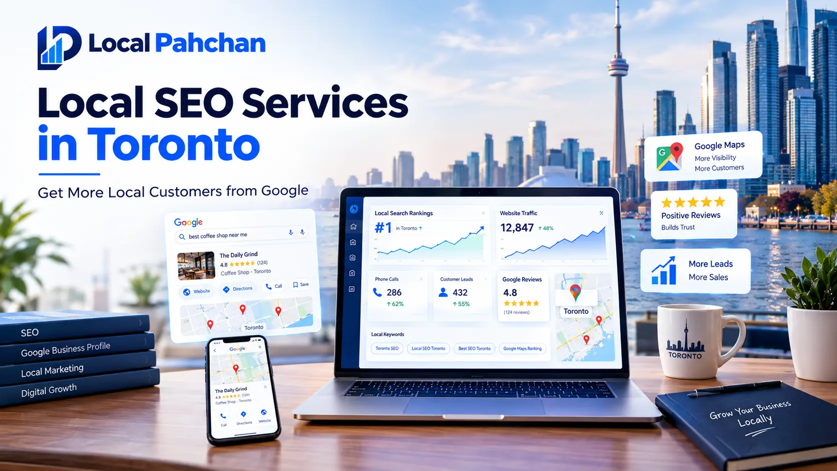 Local SEO services in Toronto for small businesses - Local Pahchan